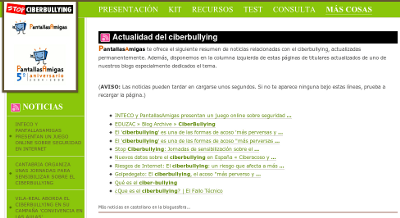 Captura de Stop-Ciberbullying.com